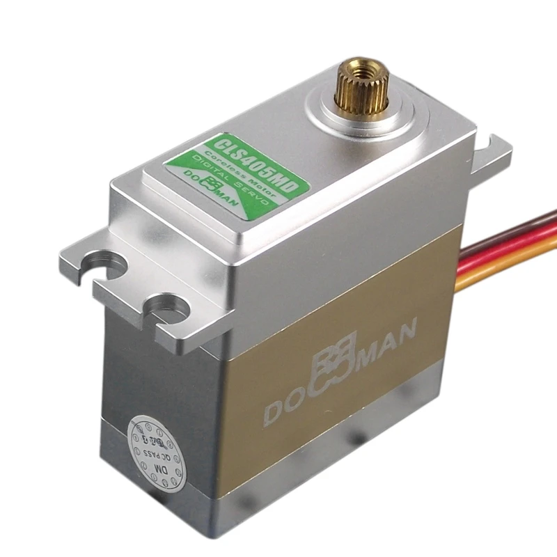 

DORCRCMAN CLS405MD Цельнометаллический корпус 40кг рулевое колесо Роботизированная рукоятка сервопривод металлическая Шестерня цифровая рулевая ш...