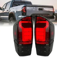 LED Tail Lights For Toyota Tacoma 2016-2021 Smoked / Red Car Rear Led Brake Reverse Light Taillights Assembly