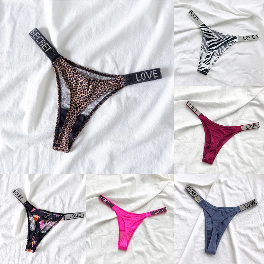 

Women Sexy High Cut G-string Ultra Thin Low Waist Elastic Smooth Thongs T-back Underwear Panties Lingeries Sleepwear