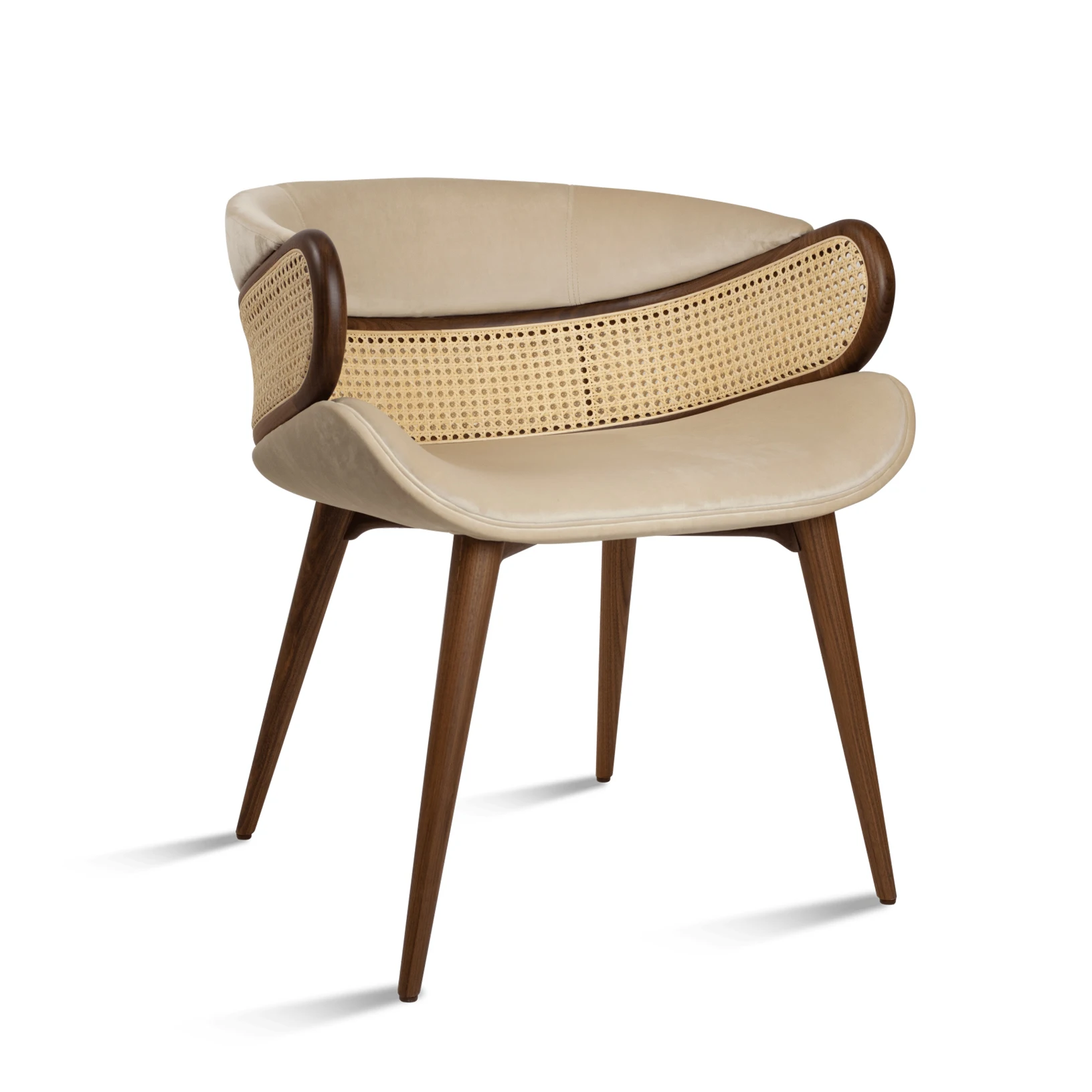 

Современный роскошный новый дизайн в скандинавском стиле для дома и отдыха деревянная рама бархатный обеденный стул для столовой мебель