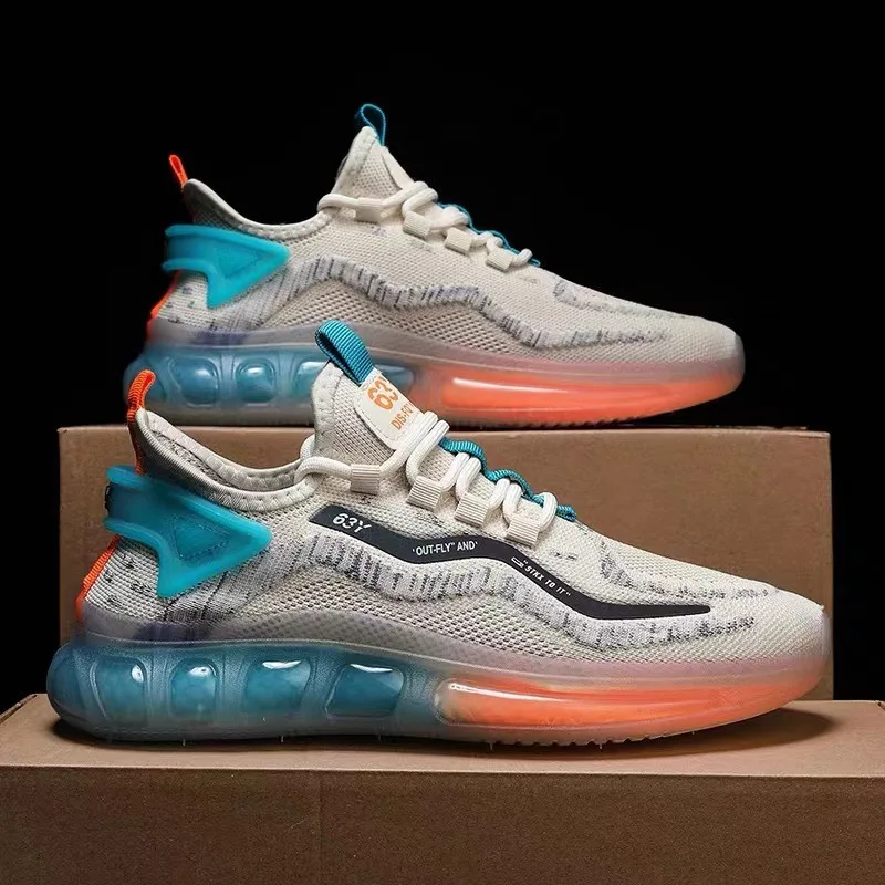 

New Running Shoes Men's Casual Mesh Surface Breathable Outdoor Tennis Sports Men's Shoes Non-slip Wear-resistant Soft Sole