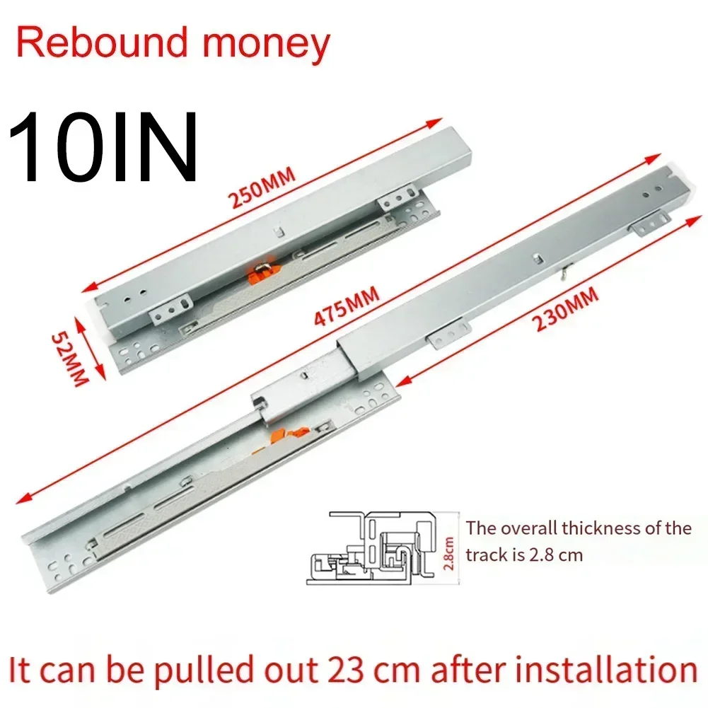 Направляющие для выдвижных ящиков Напольное крепление пола Витрина
