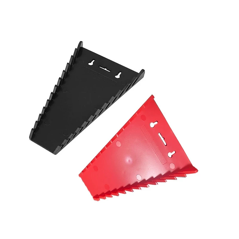 

12-Slot Plastic With Magnetic Wrench Tray Storage Rack Tray Removable Slot Magnetic Wrench Organizer
