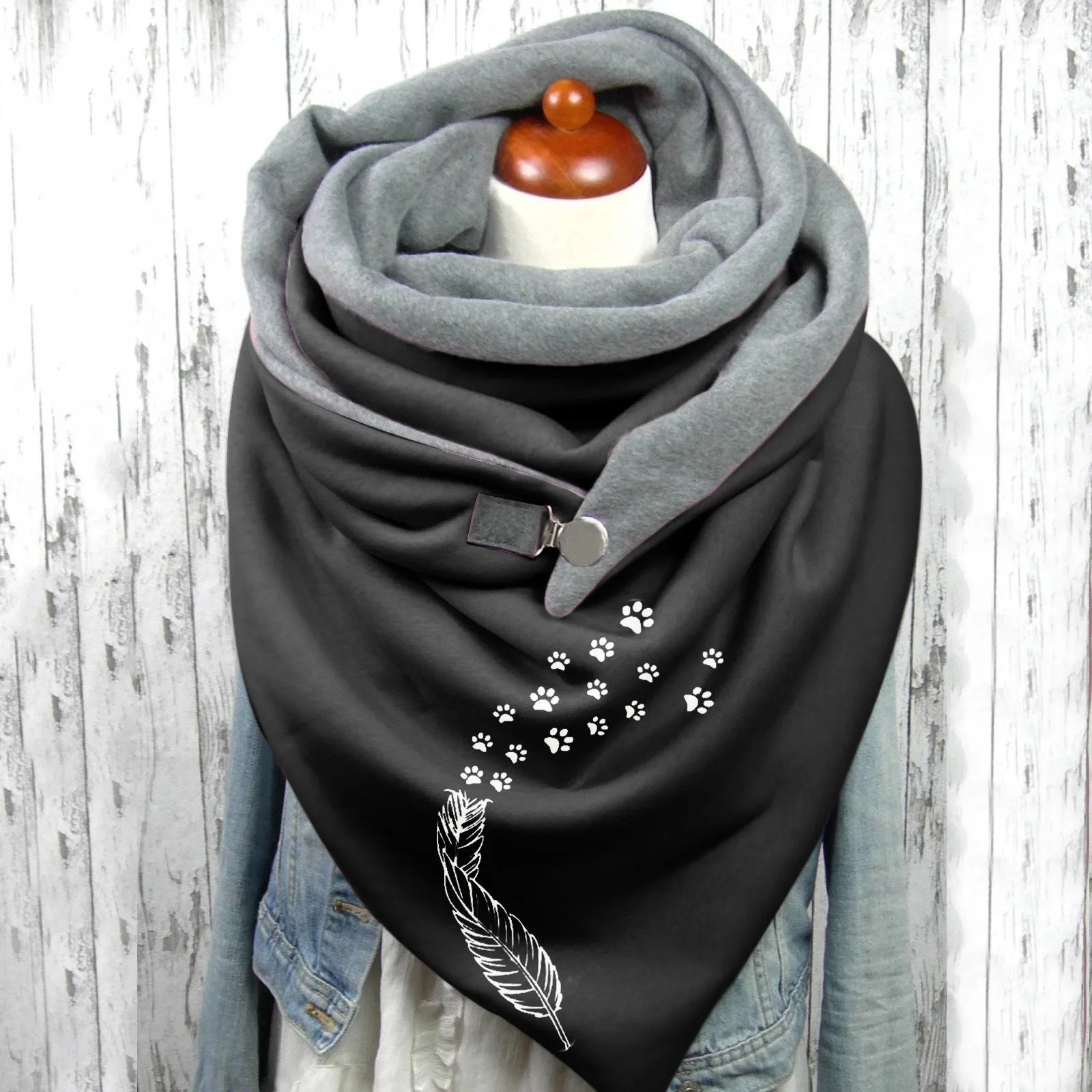 

Women Printing Scarf Fashion Multi-Purpose Shawl Scarf Womens Hijab Scarf Panthers Hat And Scarf