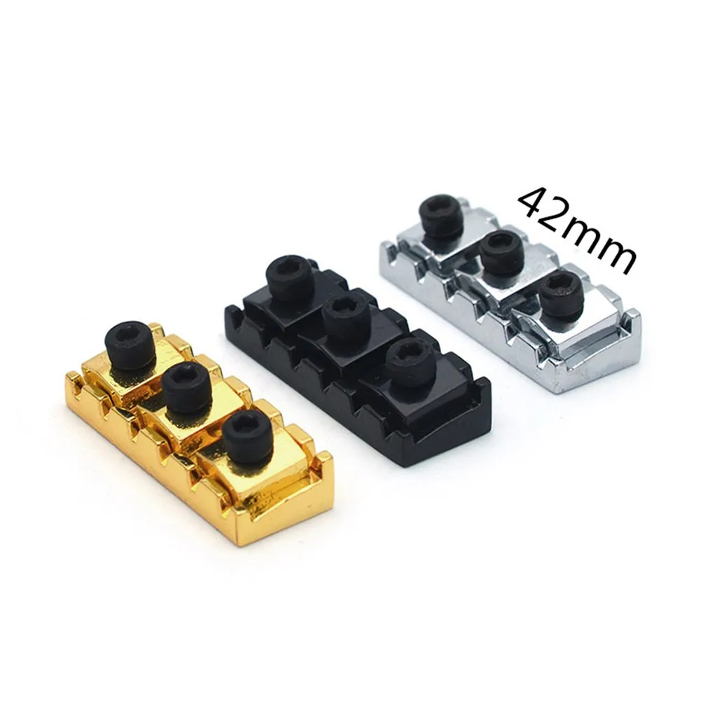 

Electric Guitar String Locking Nut 42mm Replacement ForST SQ Electric Guitar Tremolo Bridge Guitar Accessories