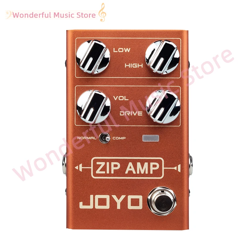 JOYO R-04 ZIP AMP Overdrive Pedal Great Gain Strong Compression Overdrive Tone Guitar Effect Pedal COMP Toggle Switch