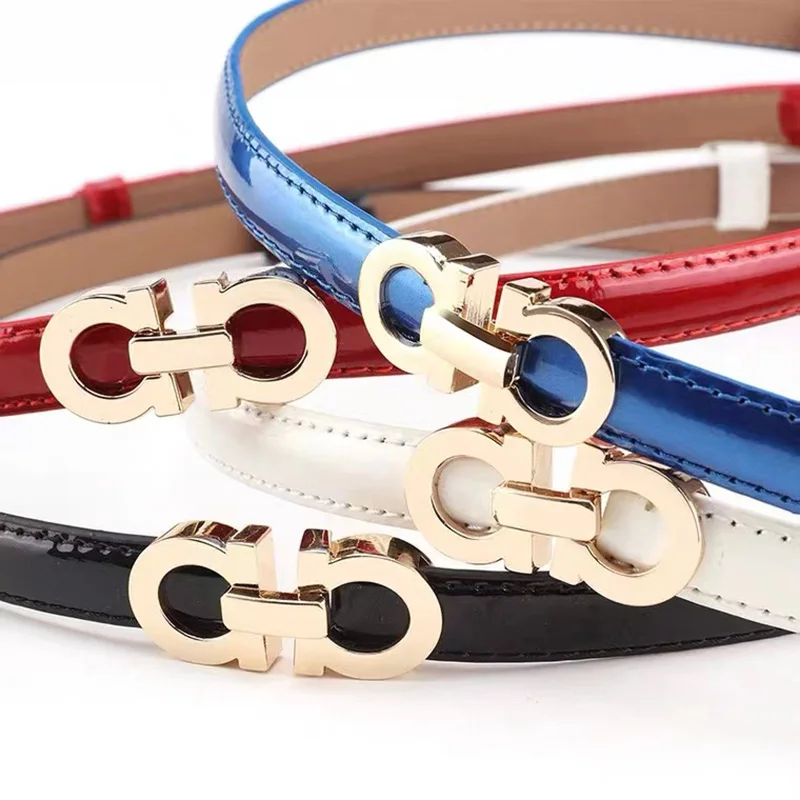 

Роскошные брендовые регулируемые кожаные ремни для женщин, тонкий поясной ремень с металлической пряжкой, женский черный пояс с платьем