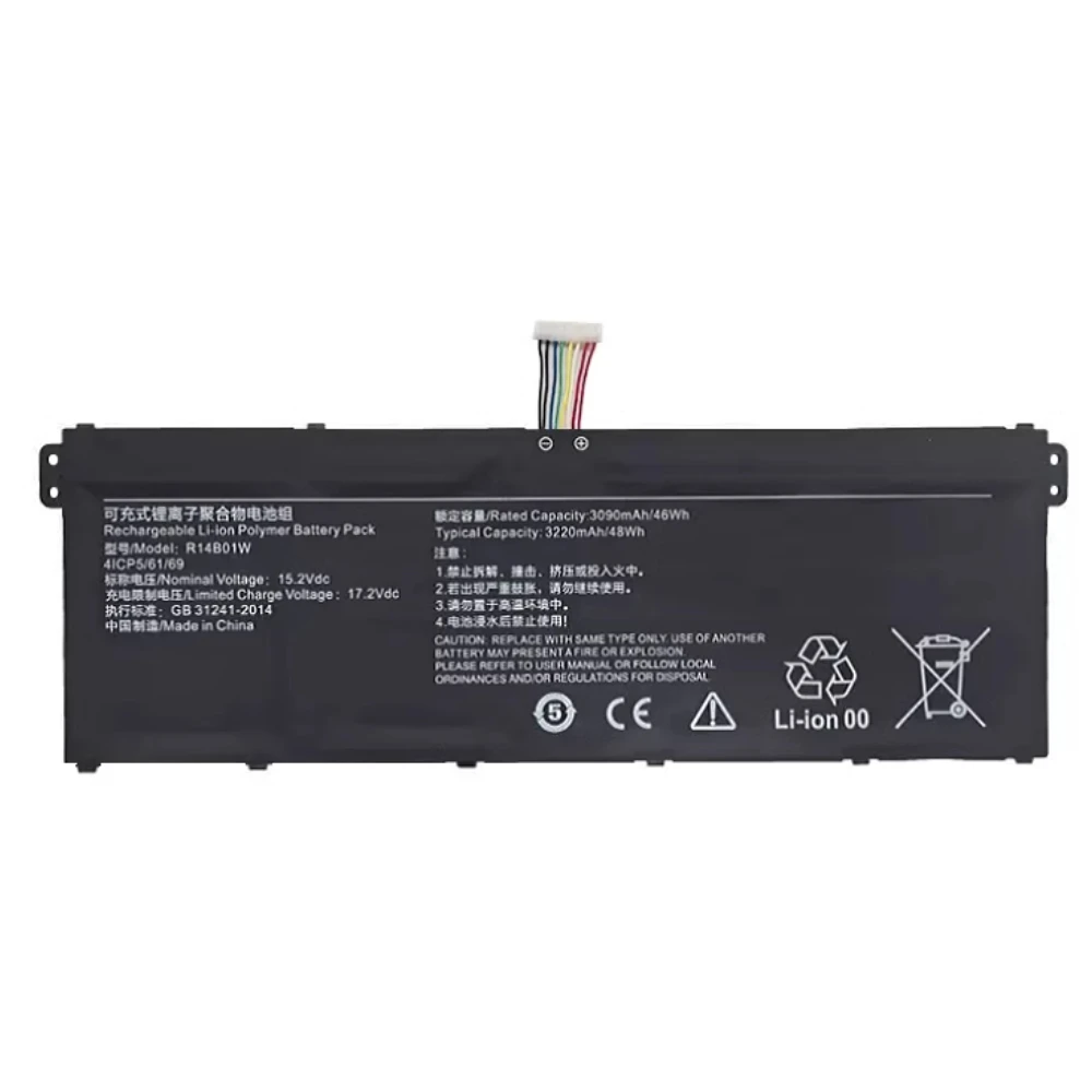 Для RedmiBook XMA1901-AI A1 AN YO YJ YF BG DI OA аккумулятор для ноутбука R14B01W 3090 мАч