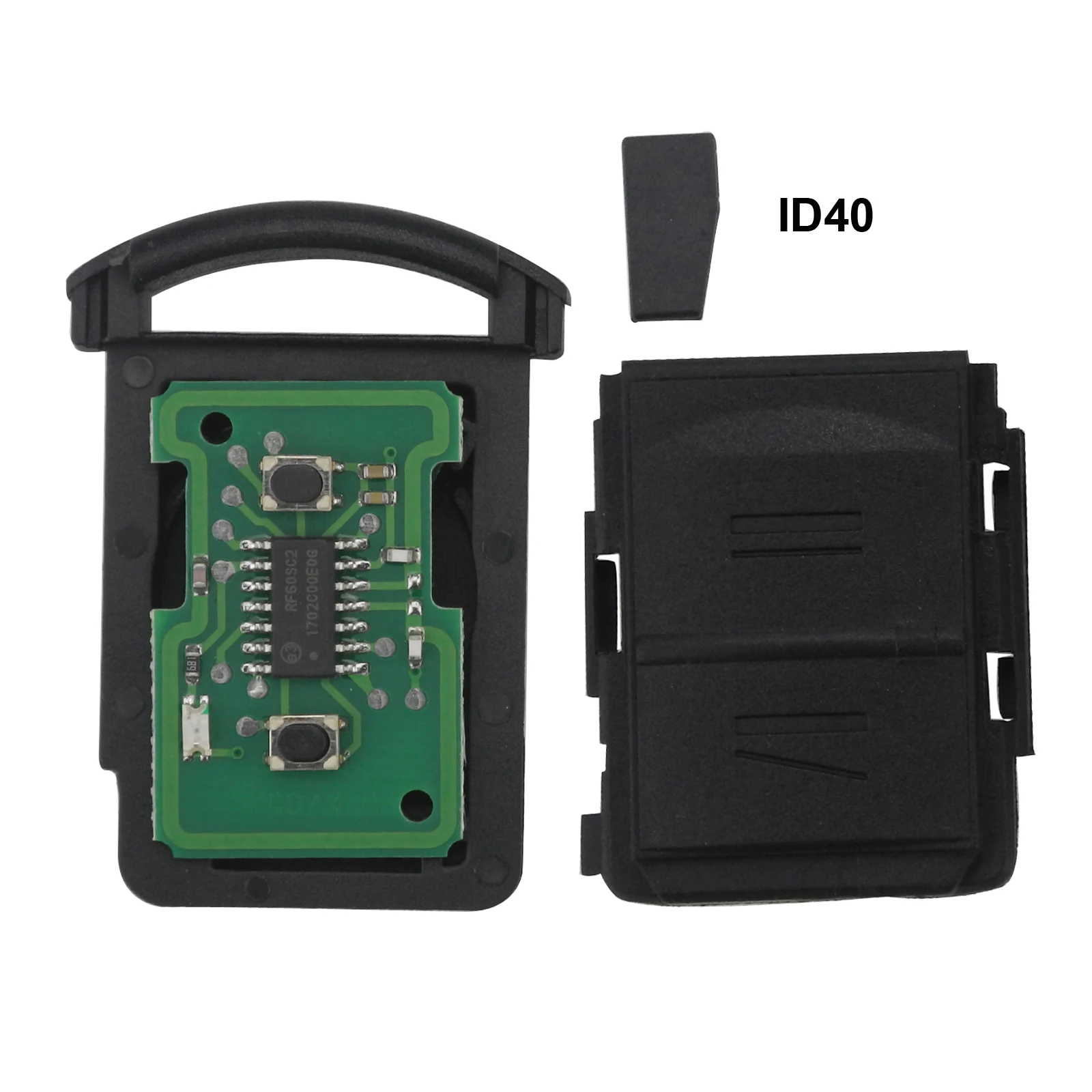 

Jingyuqin 2 кнопки дистанционного ключа автомобиля для Opel Vauxhall Corsa C 2001-2007 авто ключи брелок 433,9 МГц ID40 чип 5wk48669