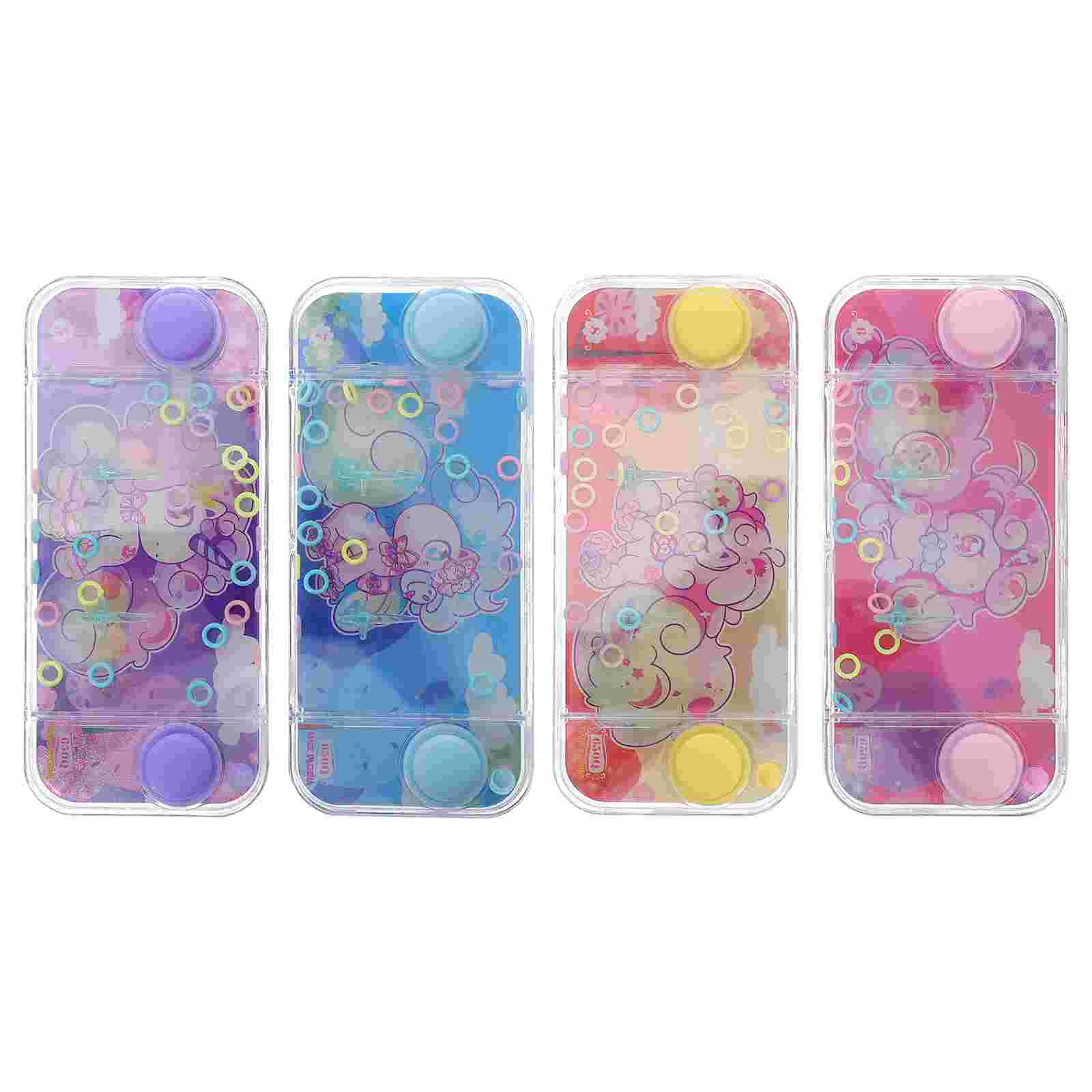 4 шт. игрушка-кольцо портативная водная игра игры для путешествий предметы первой