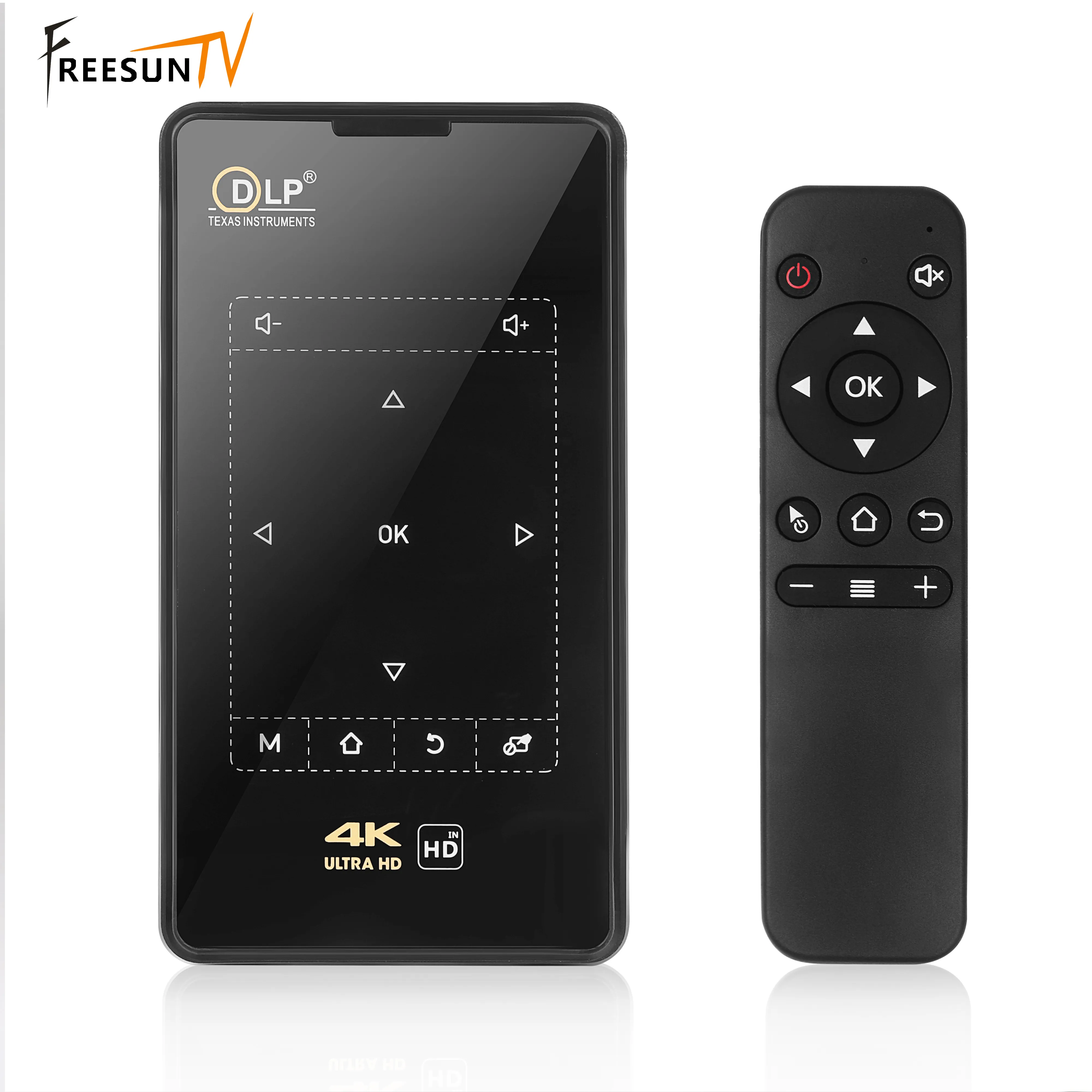 

Free Shipping Wireless Pocket Mini Smart Projector DLP Android 9.0 OS Smartphone Projector Beamer Proyector For Outdoor