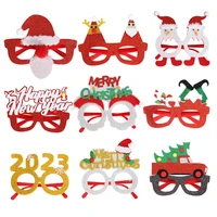 wangaiyao new childrens christmas glasses decoration christmas party supplies photo props snowman elk glasses frame