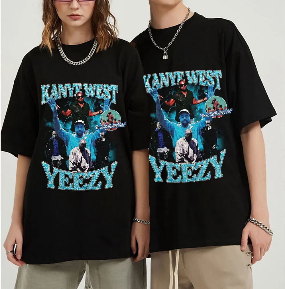 

Hip Hop Kanye West T Shirt Women Oversized T Shirts Unisex Short Sleeve Harajuku Cotton Casual Tee Shirt Streetwear Tops Tee