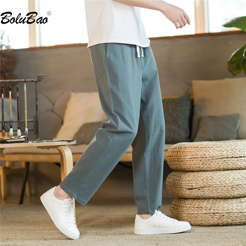 

BOLUBAO 2023 Outdoor Casual Pants for Men Solid Color Breathable Slim Pants High Quality Design Hot Casual Pants For Men