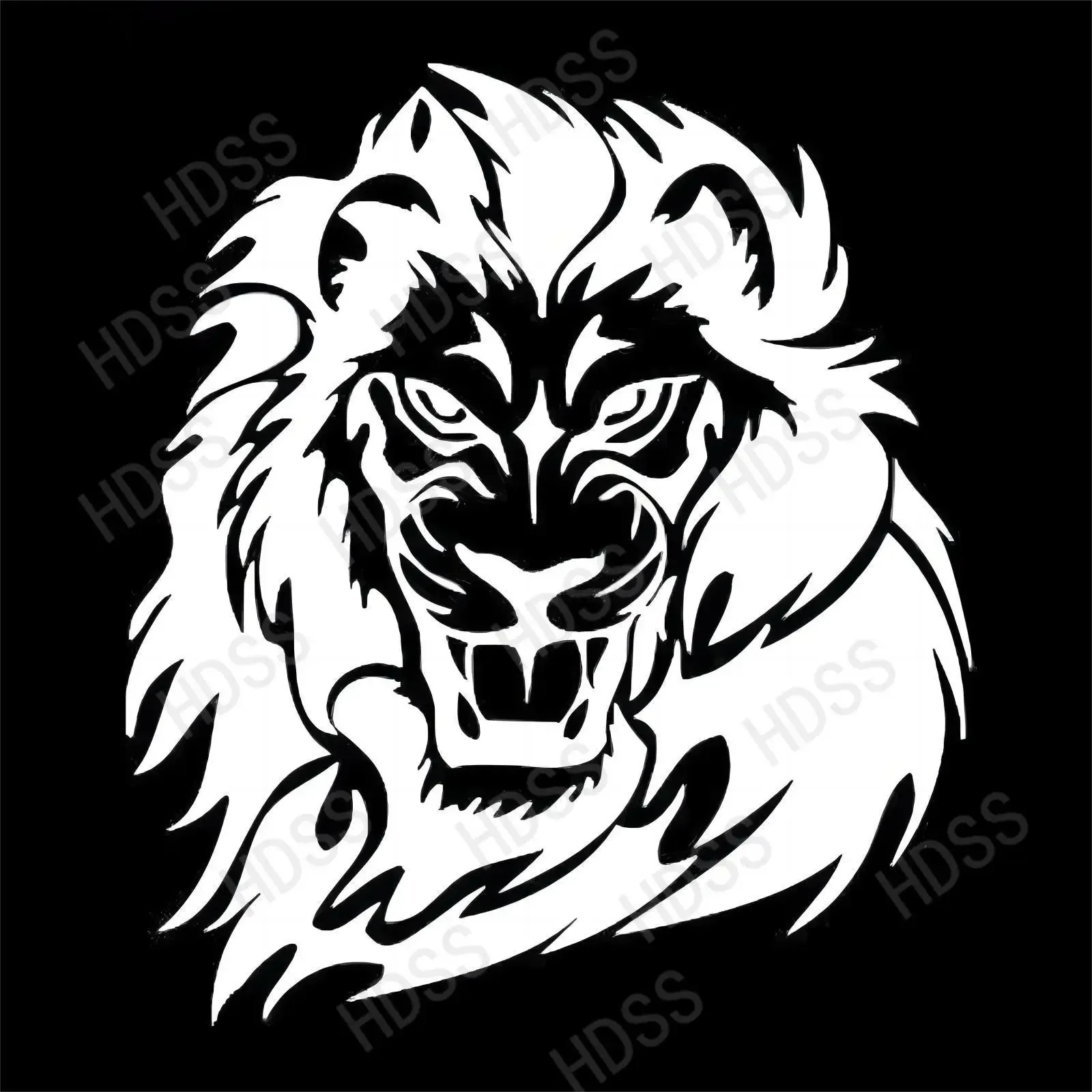 HDSS-HDSS-горячий стиль наклейки для автомобиля с изображением льва виниловые