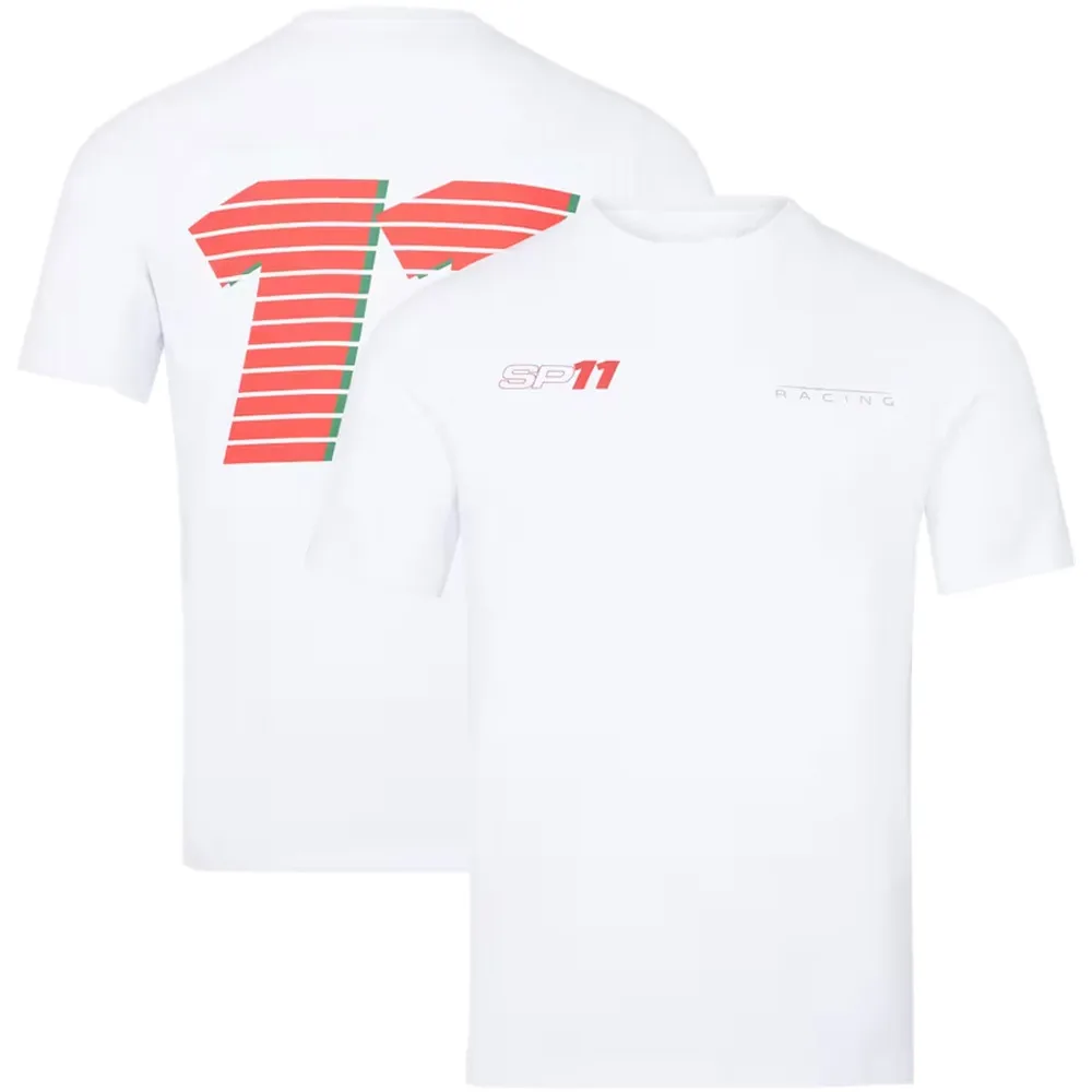 

Oracle Racing Sergio Perez Logo T-Shirt - White - Unisex F1 Red Formula 1 Jersey Outdoor Cycling Moto Sport Oversized T-Shirt