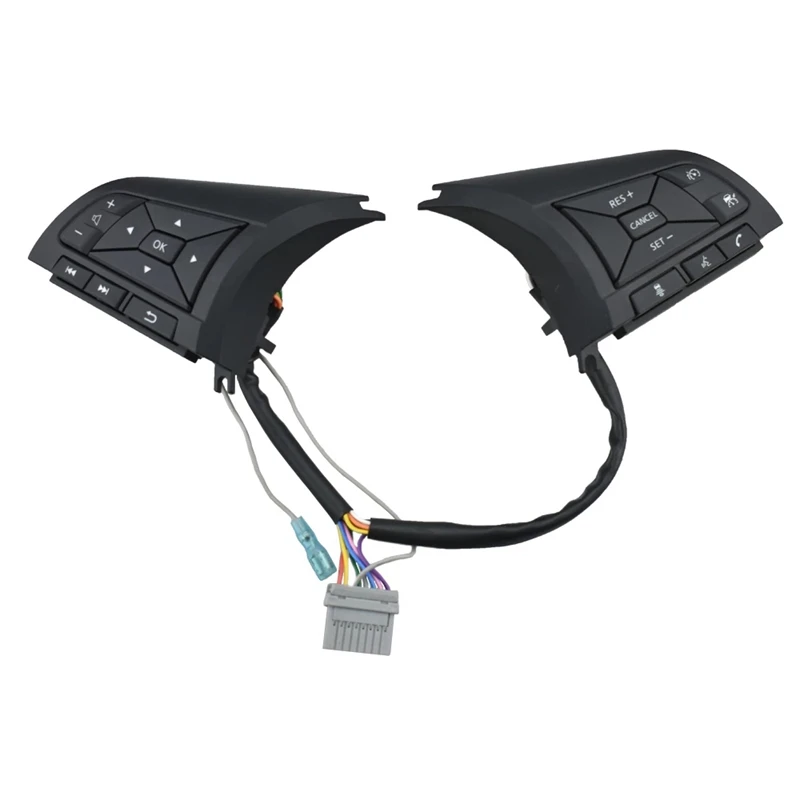 

Car Steering Wheel Control Button Cruise Control Volume Control Switch Button for Nissan Note Epower-2018 Np300 2017