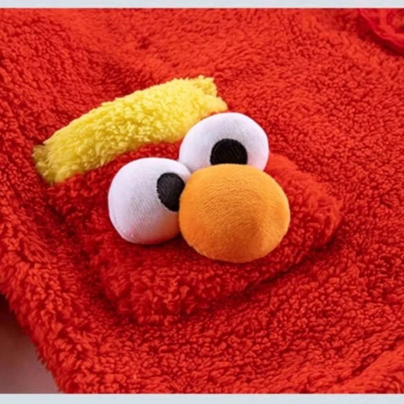 Детский удобный бархатный домашний комплект Улица Сезам мягкие и приятные для