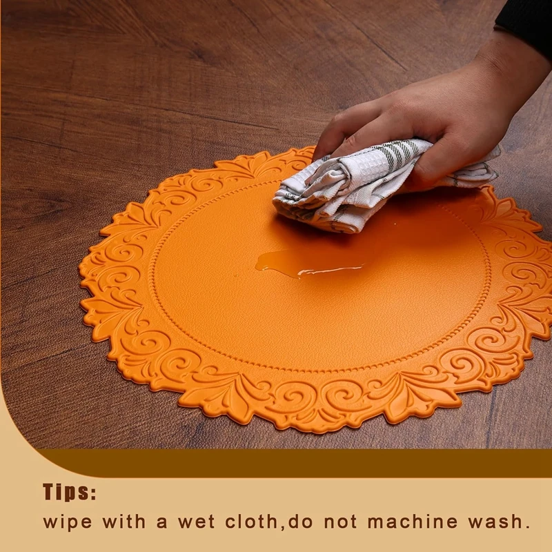 1/2/6 Упаковок Круглые Термостойкие Нескользящие Коврики Для Стола