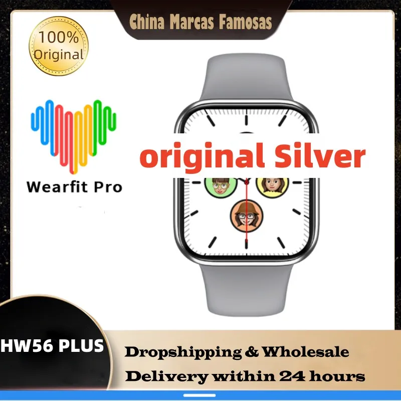 

[Clearance Sale] HW56 Plus Smart Watch Men's Bluetooth Call Full Touch Wireless Charging Sports Fitness Smart Watch