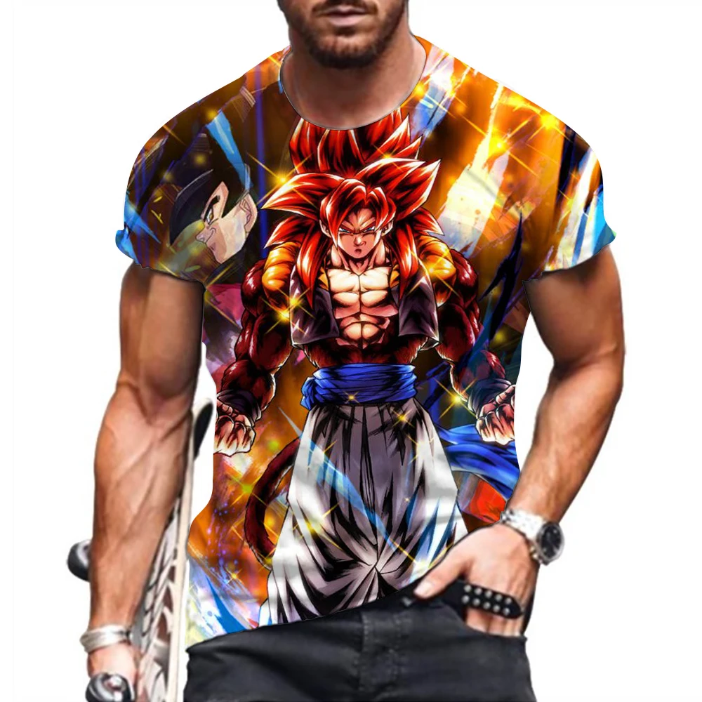 

Essentials Goku Dragon Ball Z Vegeta Oversized T-shirt Tie Dye Harajuku Tops Men Streetwear Party Anime Clothes Cool Tshirt 2022