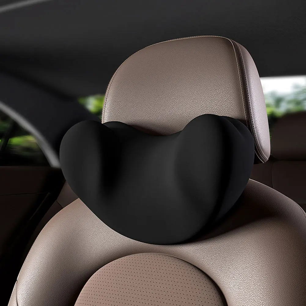 

Car Headrest Pillow Skin Friendly Neck Support Pain Relief Soft Driver Adjustable Cushion Breathable Practical Portable Officer