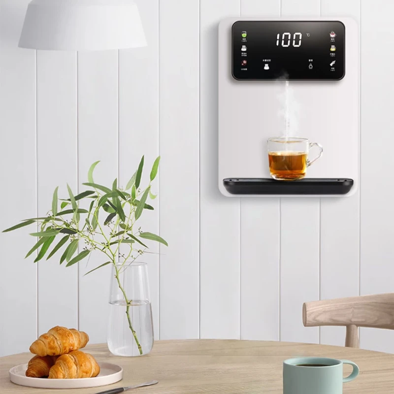 Быстронагревающийся настенный диспенсер для воды с цветным экраном и