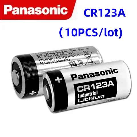 Оригинальные Panasonic 123 литиевые батареи CR123A