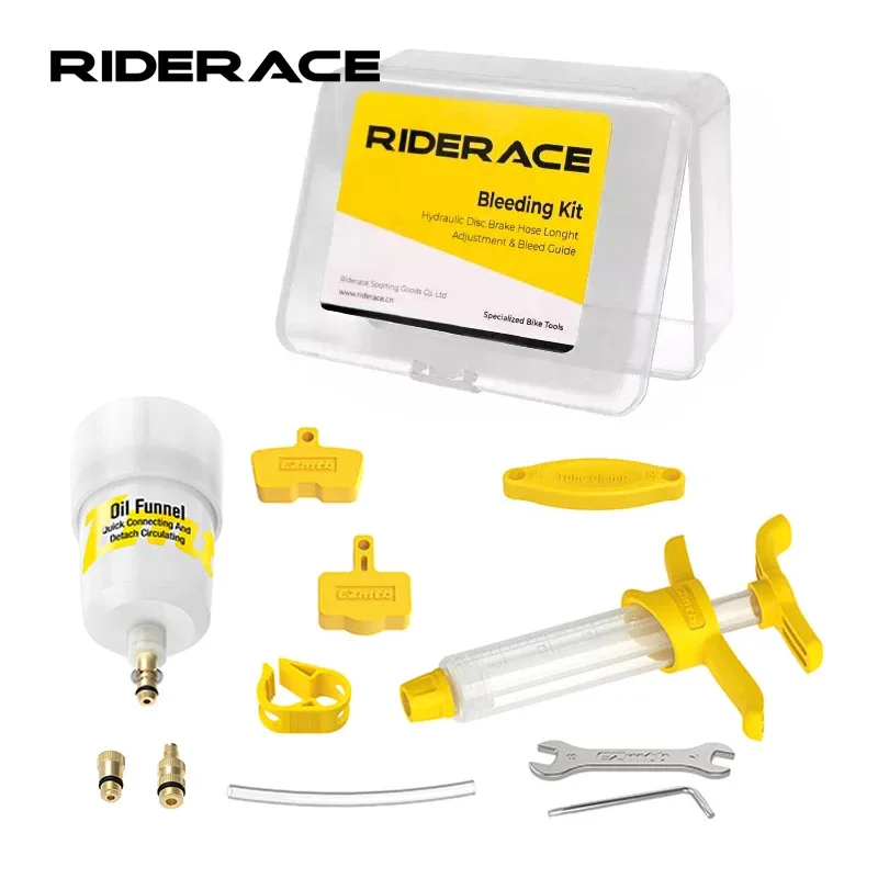 

Bicycle Hydraulic Brake Bleed kit for TEKTRO Series Brake Funnel Set Brake System Mineral Oil MTB Road Bike Repair Tool EZMTB
