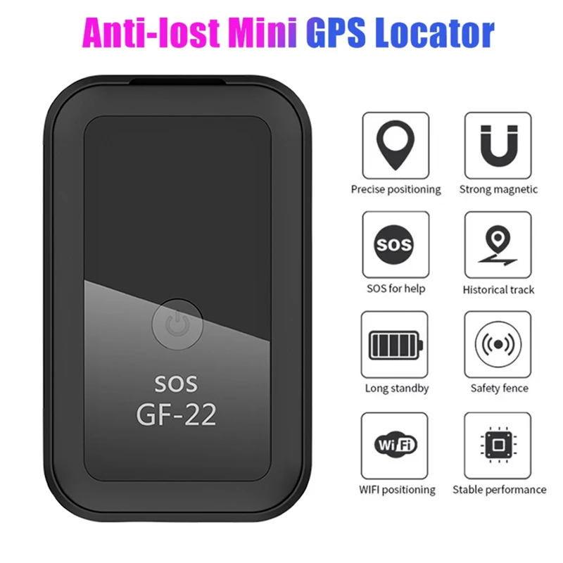 

GF22 Tracker Miniature Intelligent Locator Elderly And Children Car Anti-theft Recording Magnetic Anti-lost Gps Car Accessories