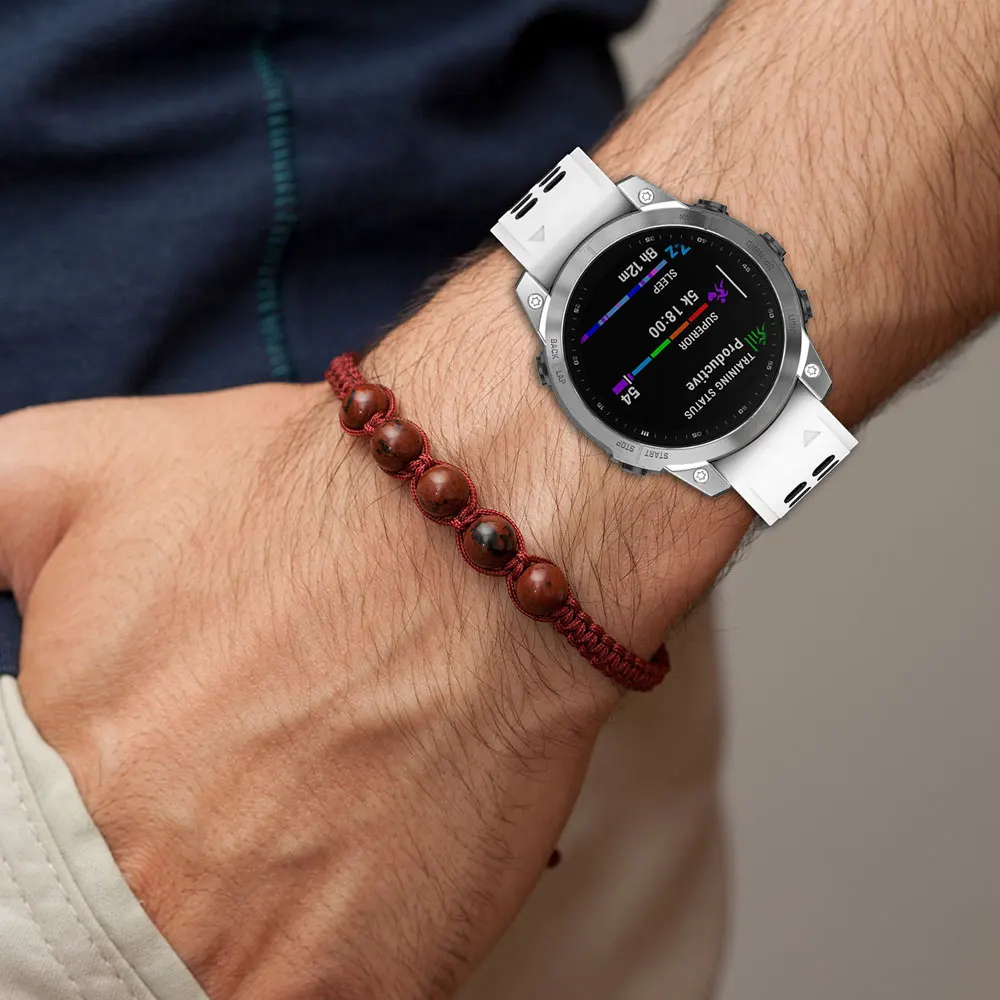 26 22 20 MM Sport Strap For Garmin Fenix 7X 7 7s Solar 6X 6 6S Pro 5X 5S 5 plus Smart Watchband Quick Release Wriststrap Bracele