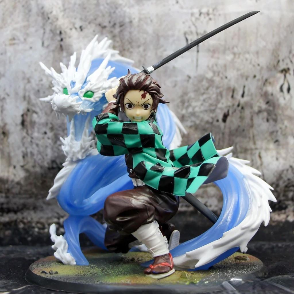 

Demon Slayer Anime Action Figure Model 24cm Kamado Tanjirou Models PVC Collection Model Toys Gift 1pc bag/box