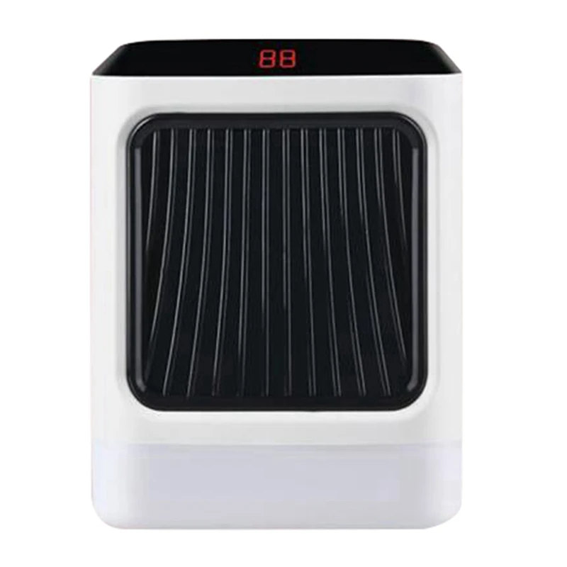 

Eu Plug Ceramic Heater Electric Fan,2S Quick Warming 3 Stage Switching Timer Energy Saving Heating Small Electric Stove