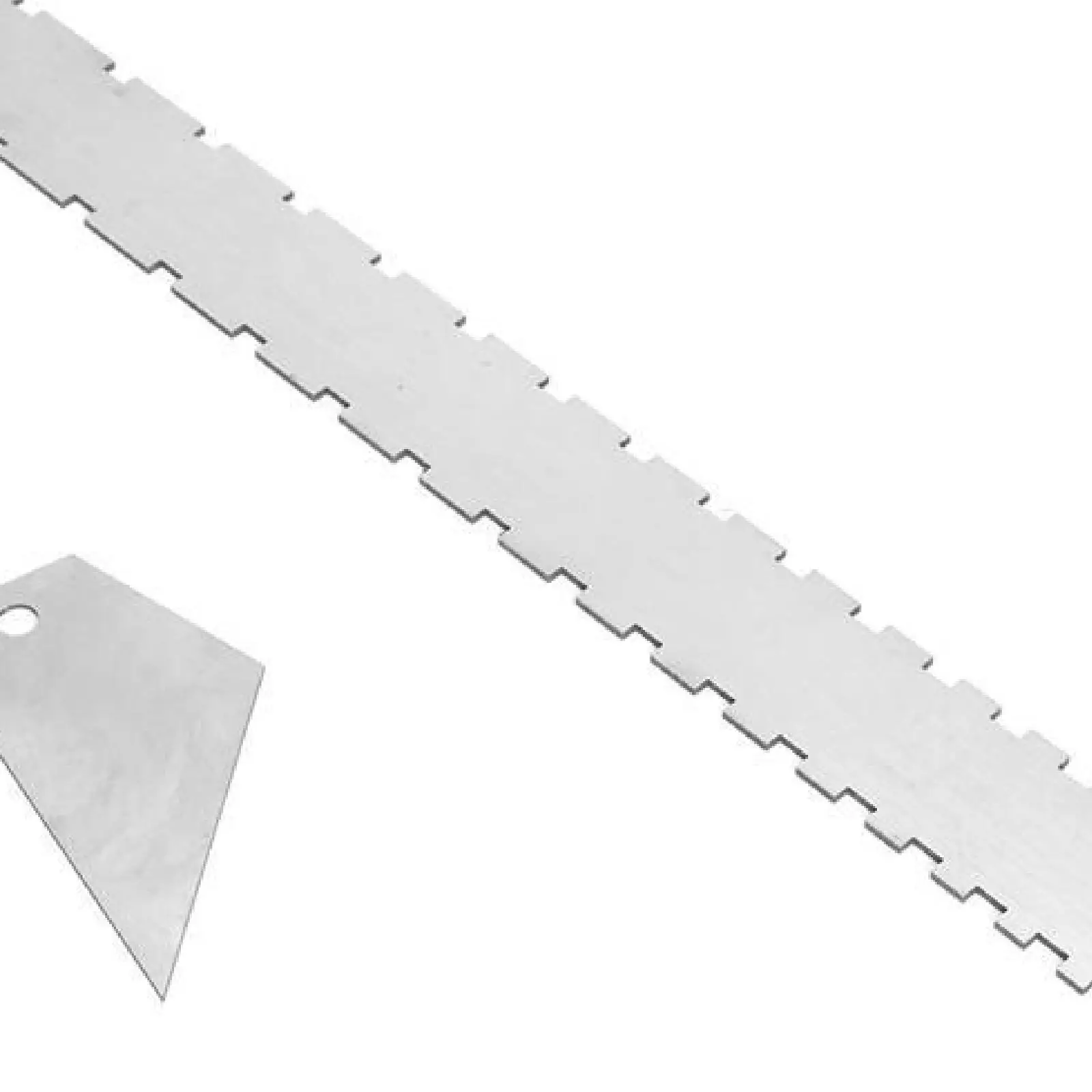 Линейка для измерения высоты шеи зубчатая струна с прямым краем бас-гитары