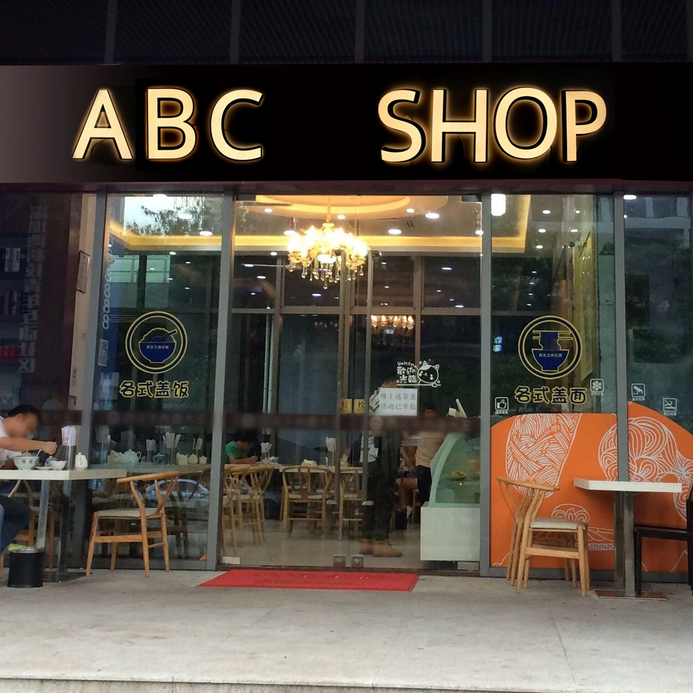 СВЕТОДИОДНЫЕ светящиеся знаки коммерческая осветительная вывеска светодиодные