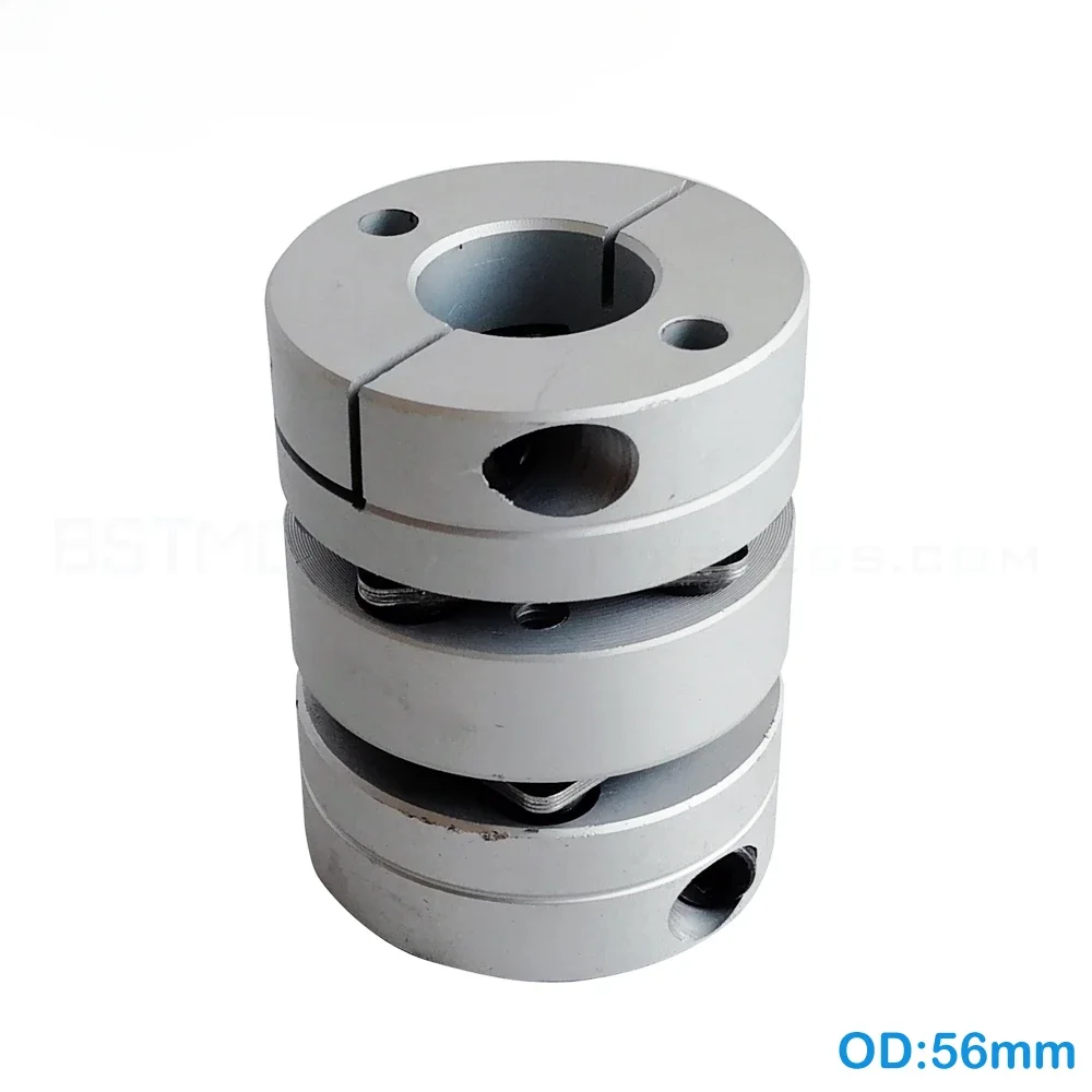 Двойная диафрагменная Соединительная муфта вала OD 56 мм 12 7 14 15 16 17 18 19 20 22 24 25