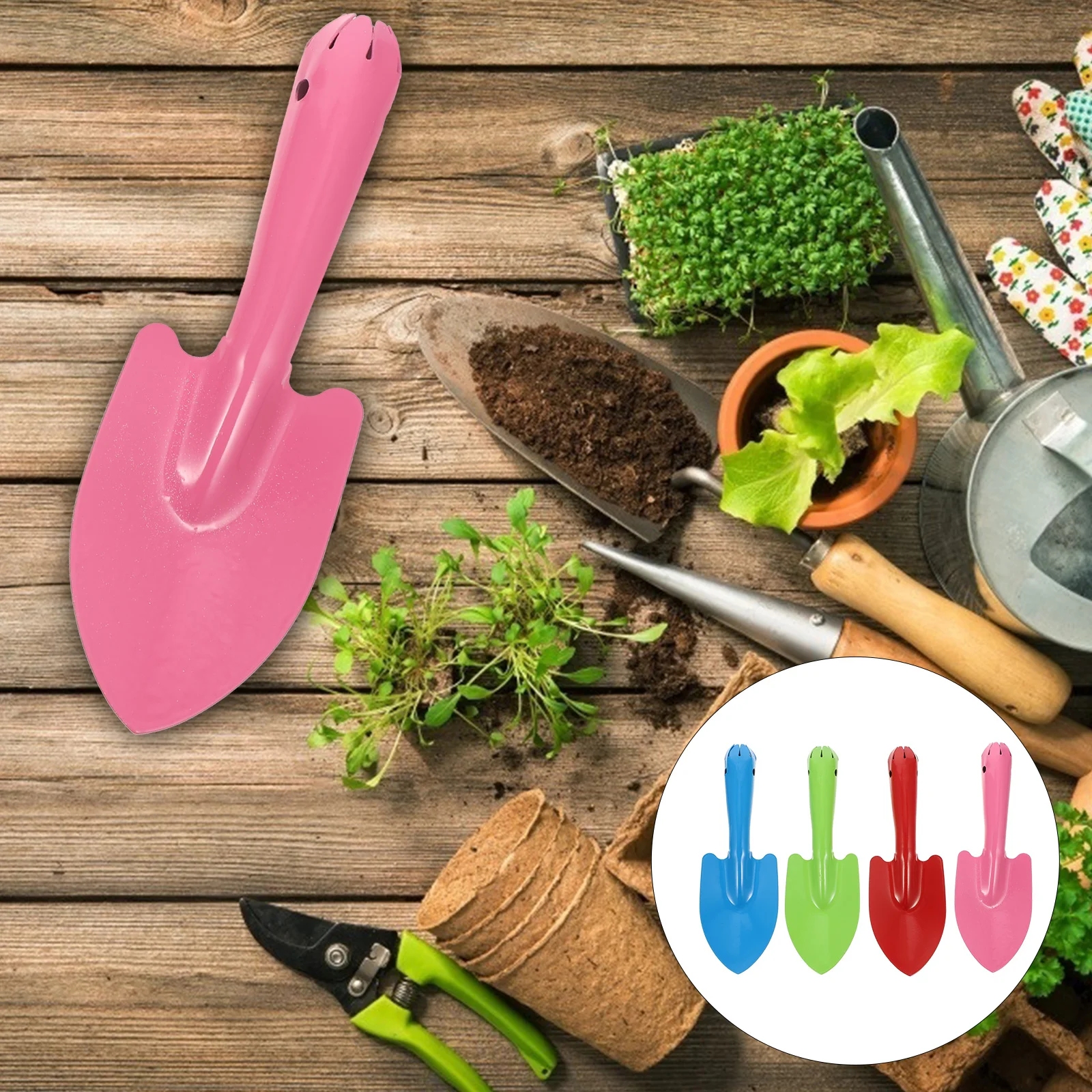 4 шт. сиамские маленькие садовые лопаты садовый инструмент металлический шпатель