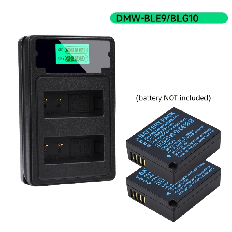 Зарядное устройство с двойным USB-дисплеем и ЖК-дисплеем DMW-BLG10