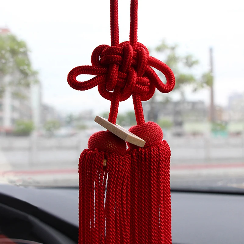 Автомобильные аксессуары Веревка JDM Kin Tsuna Веревочный узел Fusa Kiku Knot Серебристый