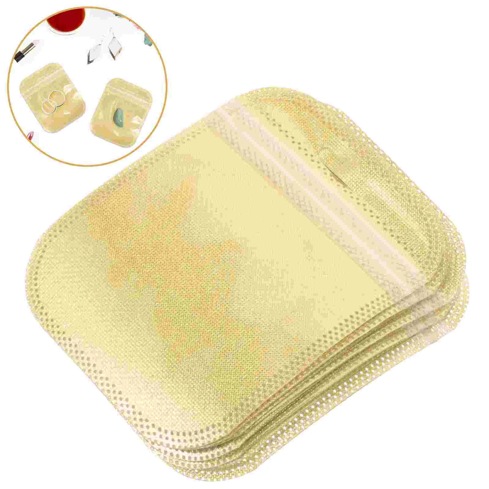 

100 Pcs Jewelry Storage Bag Travel Jewels Bags for Pvc Small Resealable Business Organizer Pouch