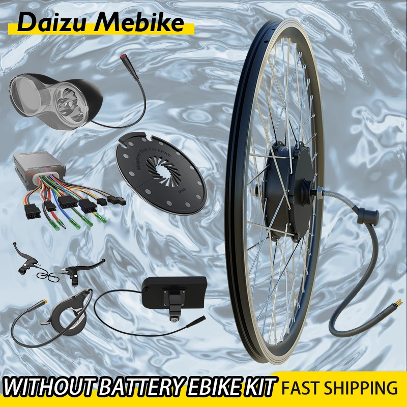 

500W 36V Gear Brushless Hub Motor Casette Electric Bike Conversion Kit Bicycle For Tour Commuting Rear Wheel Waterproof