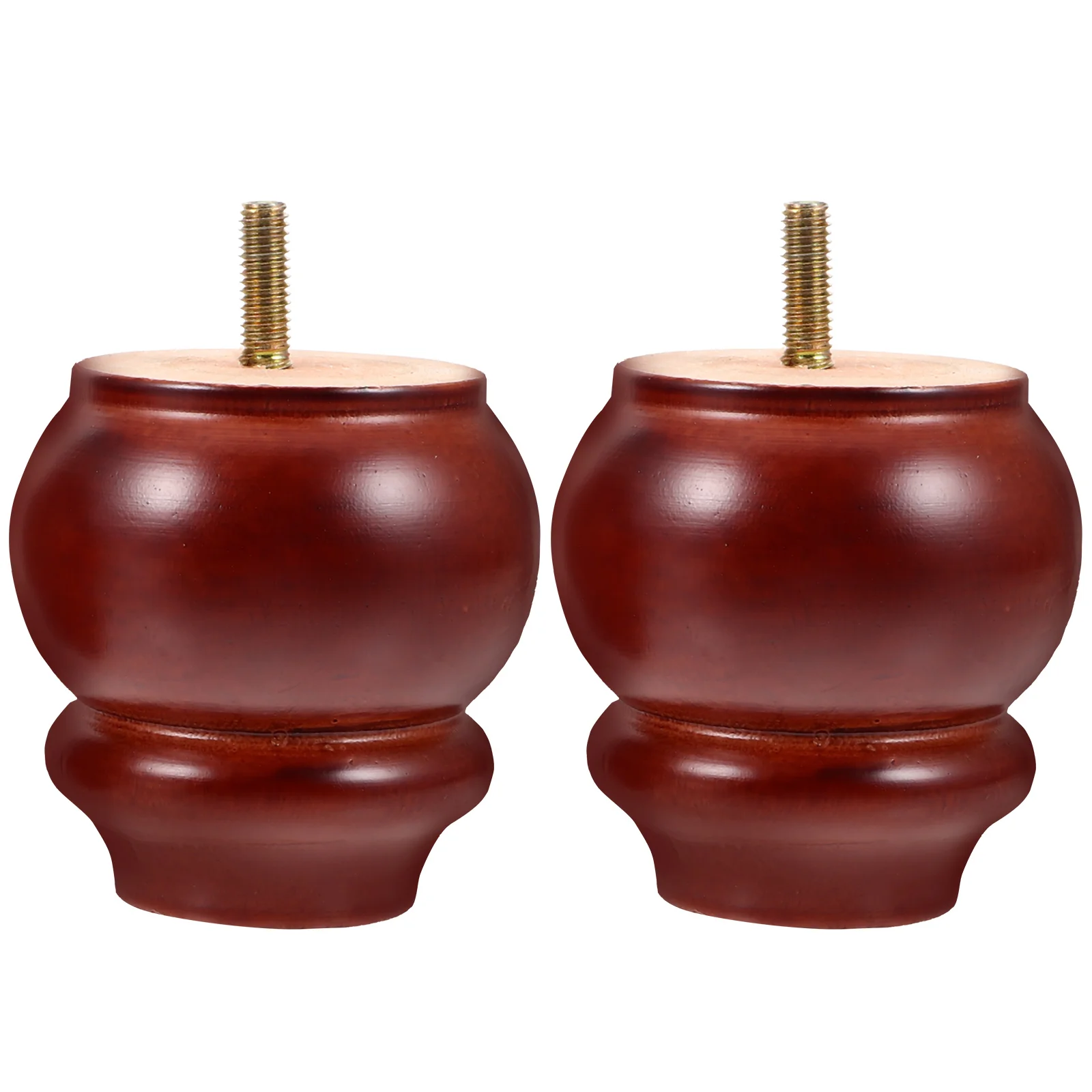

2pcs Furniture Leg Solid Wooden Leg Unpainted Wood Feet Sofa Support Feet Cabinet Feet