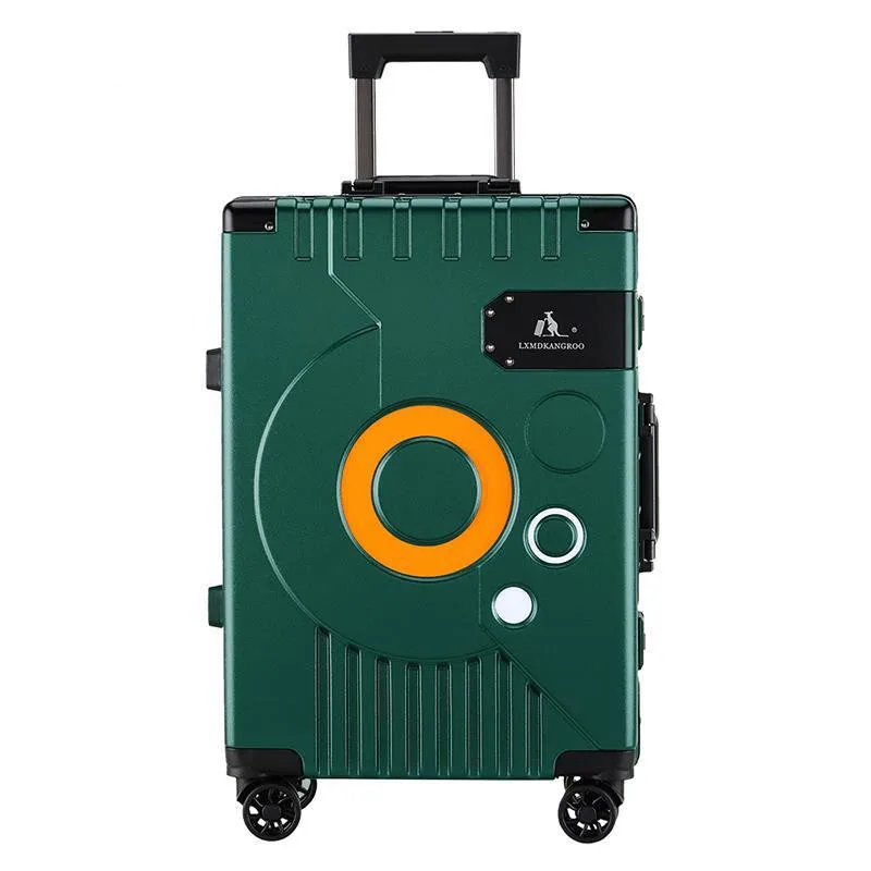COLENARA High-quality Luggage Men's Universal Wheel Trolley Case Portable Waterproof Durable Password Box Rolling Suitcase