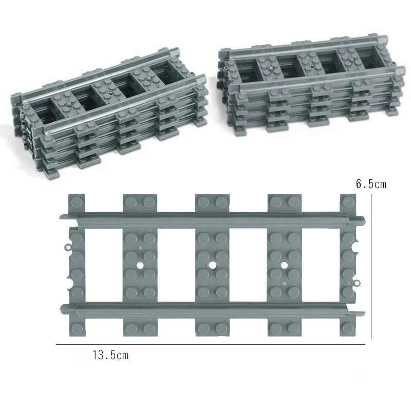 1 шт. набор строительных блоков для железной дороги | Игрушки и хобби