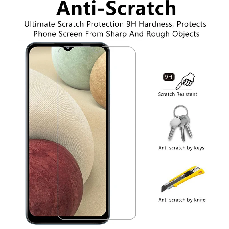 Чехол из закаленного стекла для телефона samsung galaxy a12 задняя крышка samsunga12 galaxya12 a 12