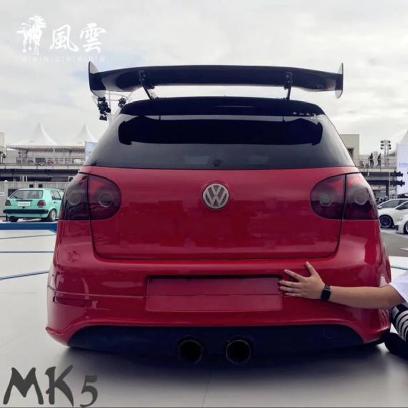 Гольф 4 5 6 7 MK4 GT Стиль Углеродное волокно Задний спойлер на крышу Крыло для Volkswagen MK