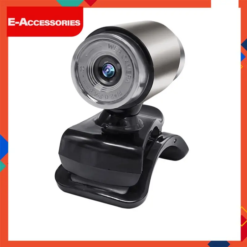 

2/4/6PCS Adjustable Microphone Camera Plug-and-play Usb Computer Webcam With Built-in Sound-absorbing Webcamera Driver-free