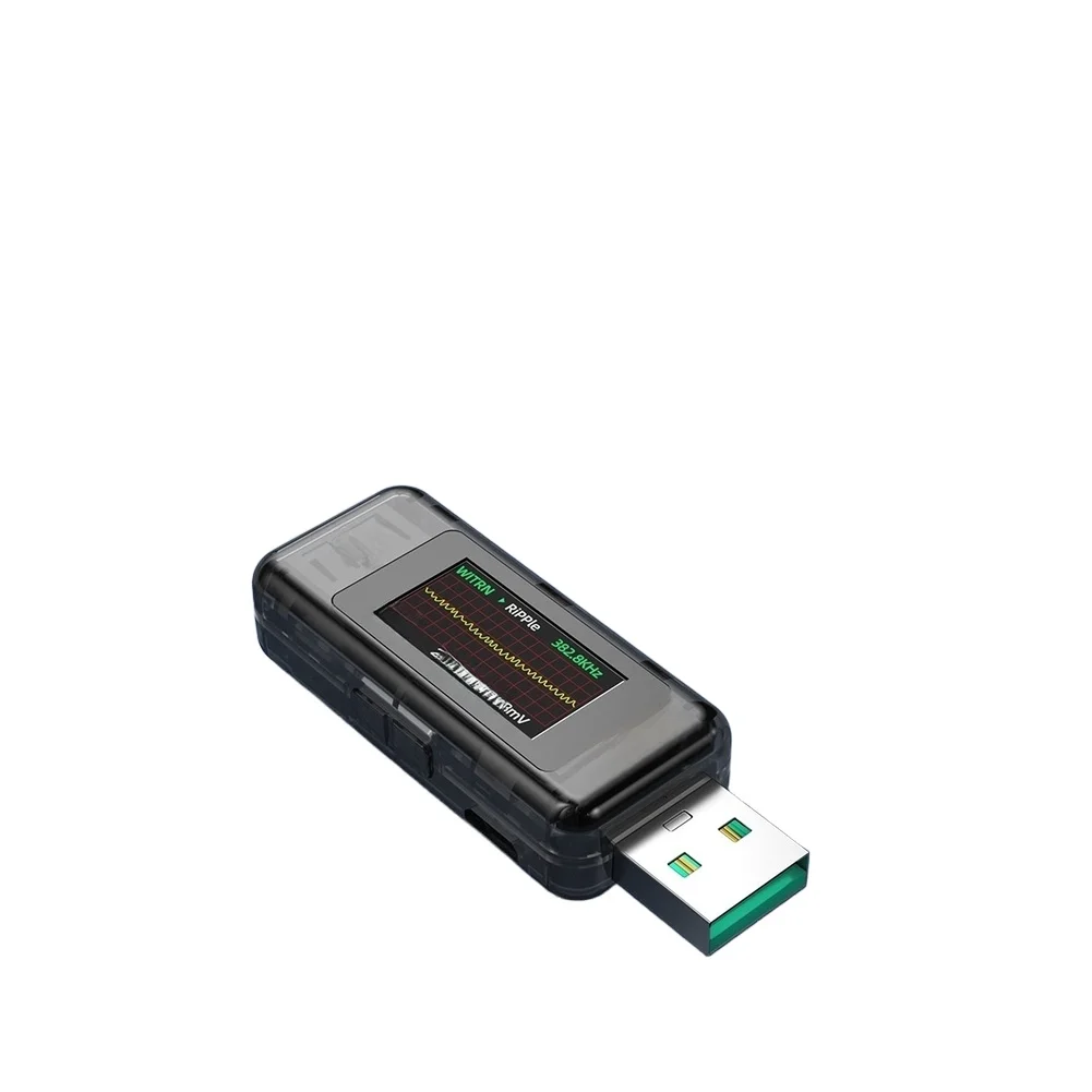 Фото USB-измеритель напряжения и тока 8А 120Вт, тестер быстрой зарядки с измерением пульсаций 2МГц для анализа протоколов QC2.0 и QC3.0 №4