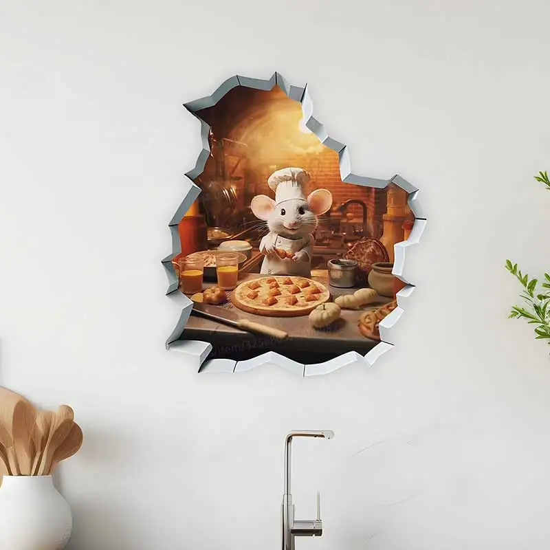 

Наклейки на стену с мышью M1333