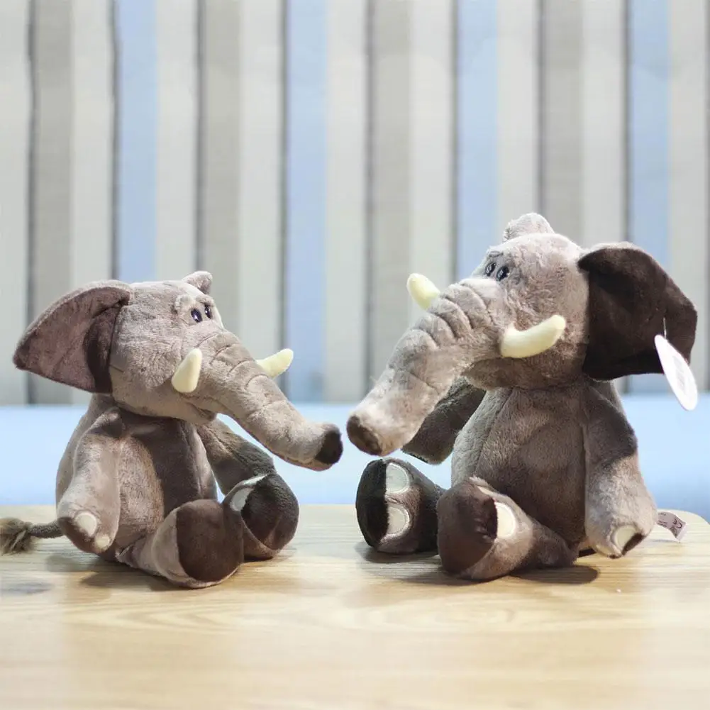 

15 см плюшевая игрушка в стиле джунглей, милый слон, животные, куклы, искусственный хлопок, для дома, стола, кровати, фестиваля, плюш для P3S8